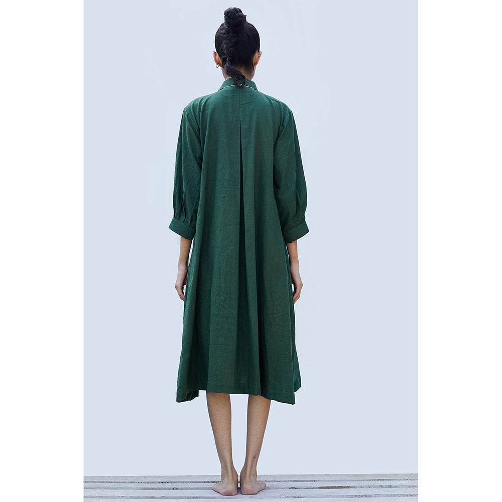 Shibui Mangrove Basil Green Dress