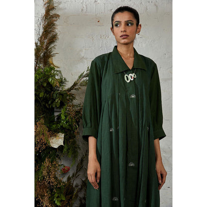 Shibui Mangrove Basil Green Dress