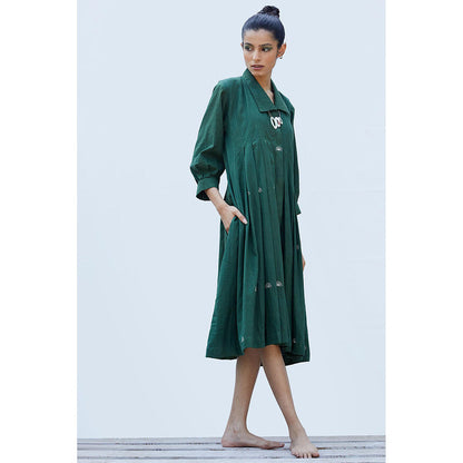 Shibui Mangrove Basil Green Dress