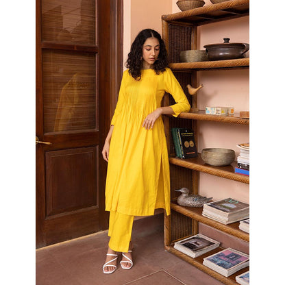 Shibui Flamingo Yellow Kurta