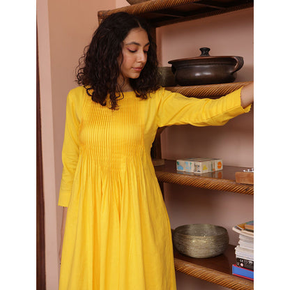 Shibui Flamingo Yellow Kurta