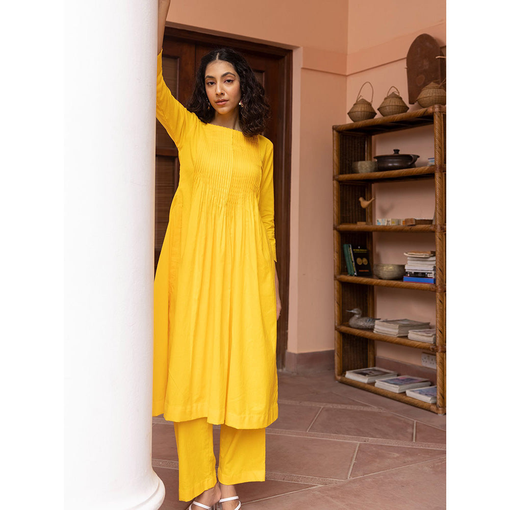 Shibui Flamingo Yellow Kurta