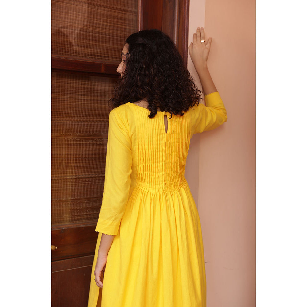 Shibui Flamingo Yellow Kurta