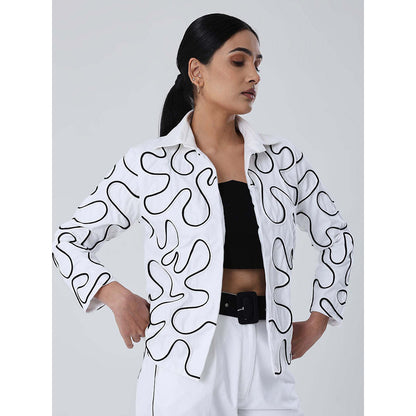 Shibui White Pearl Blazer