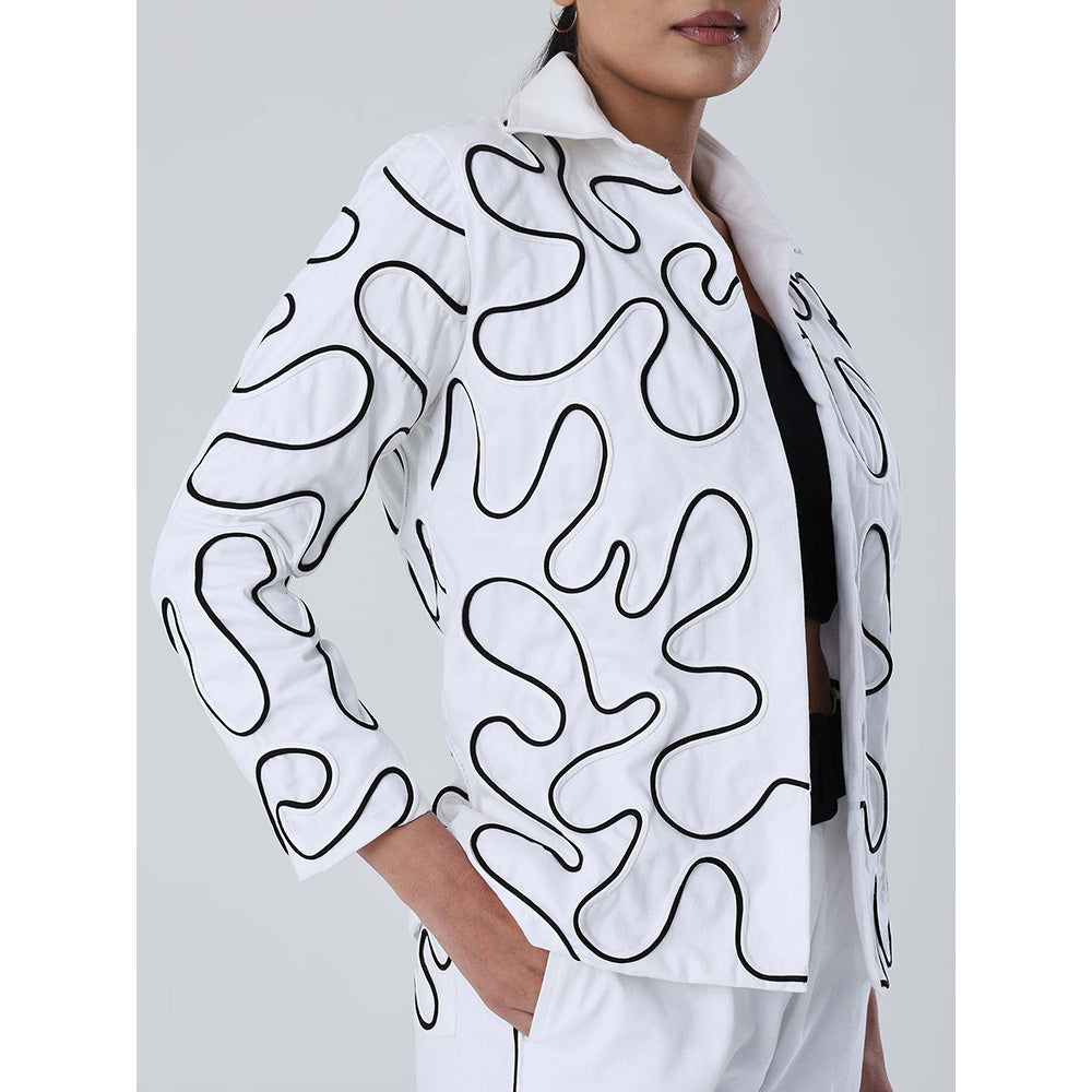 Shibui White Pearl Blazer