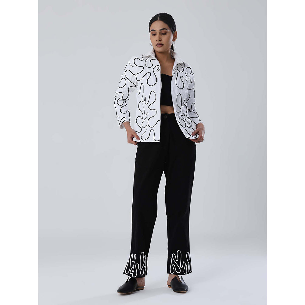 Shibui White Java Blazer with Pant (Set of 2)