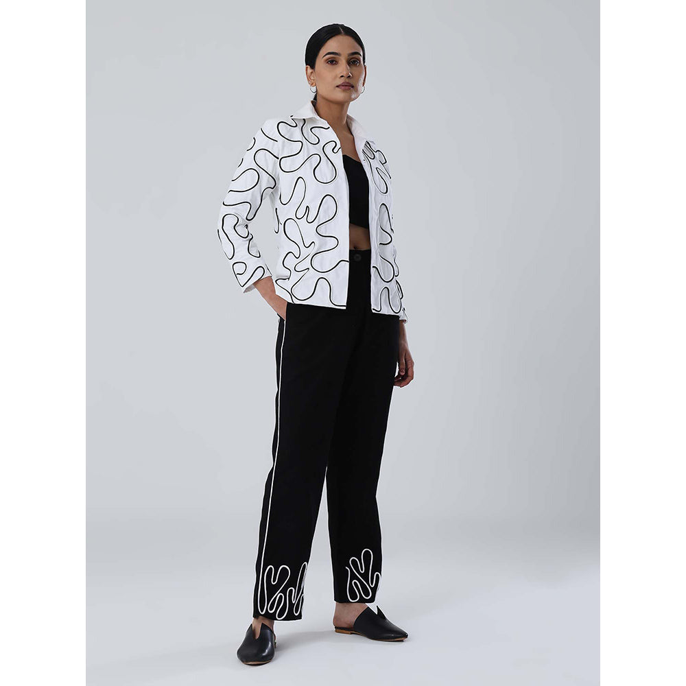 Shibui White Java Blazer with Pant (Set of 2)