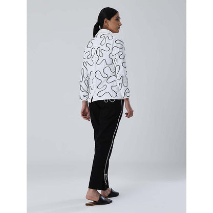 Shibui White Java Blazer with Pant (Set of 2)