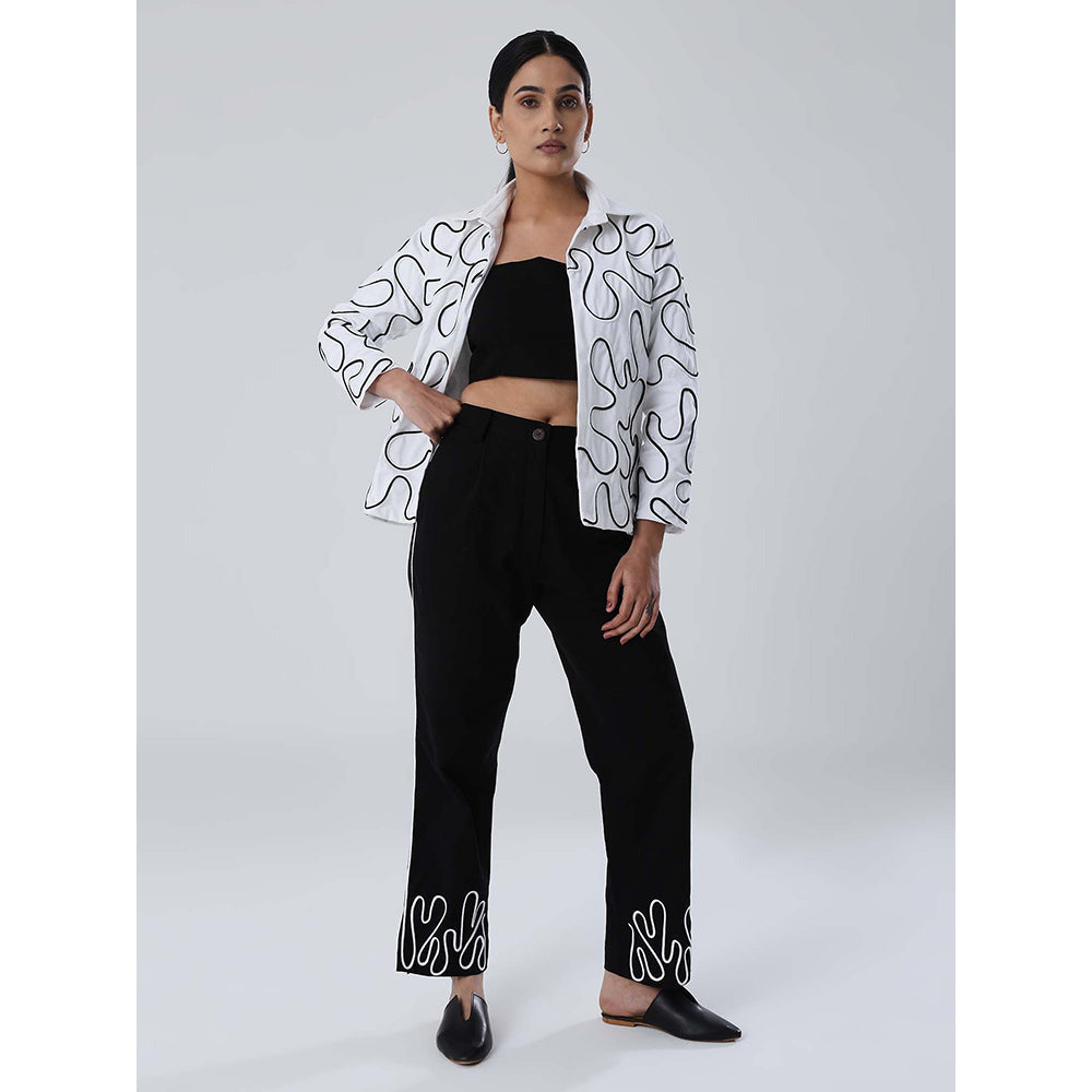 Shibui White Java Blazer with Pant (Set of 2)