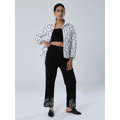 Shibui White Java Blazer with Pant (Set of 2)