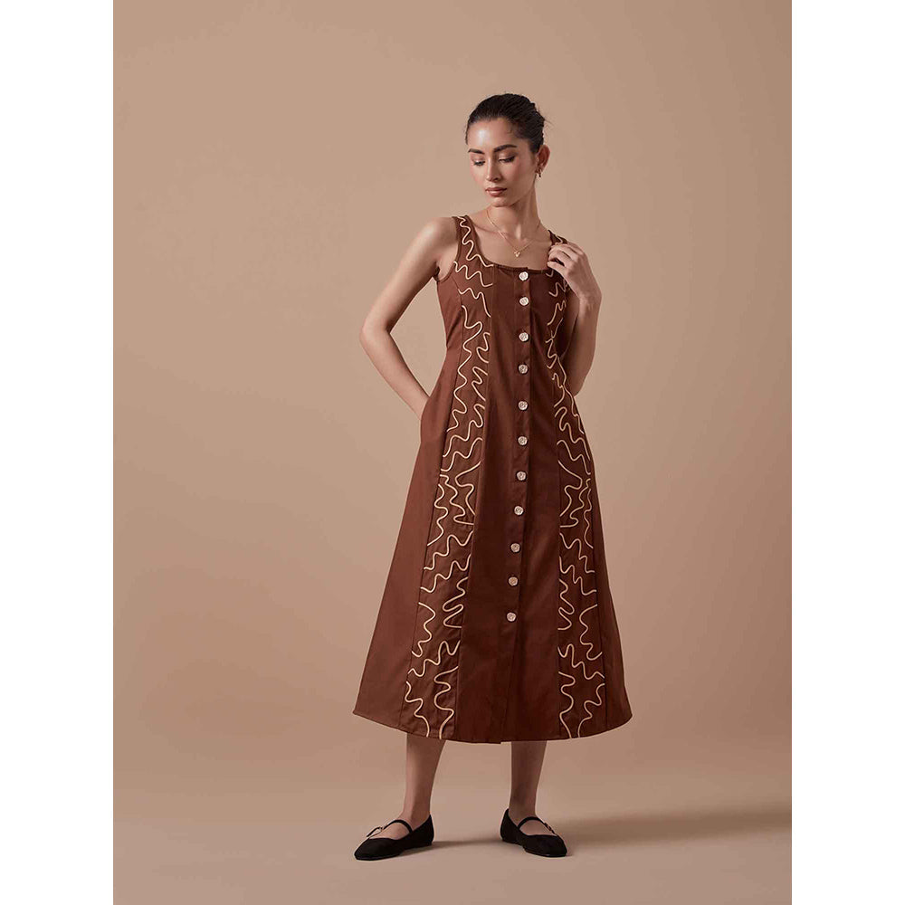 Shibui Sandra Dress - Brown