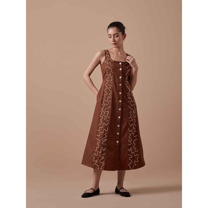 Shibui Sandra Dress - Brown