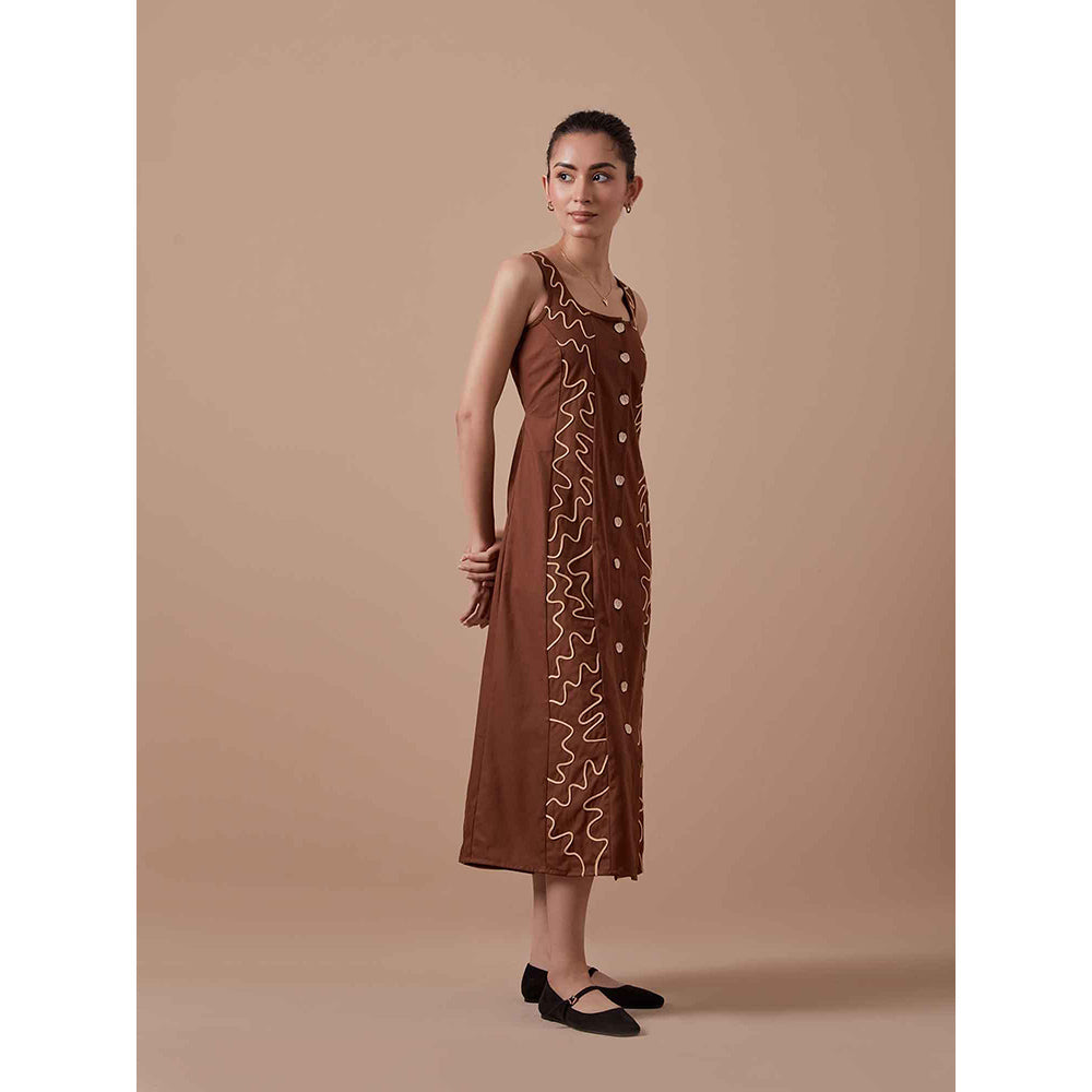 Shibui Sandra Dress - Brown