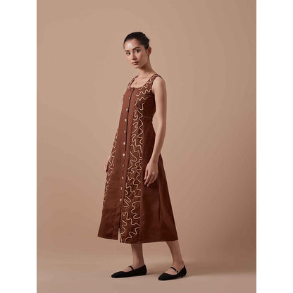 Shibui Sandra Dress - Brown