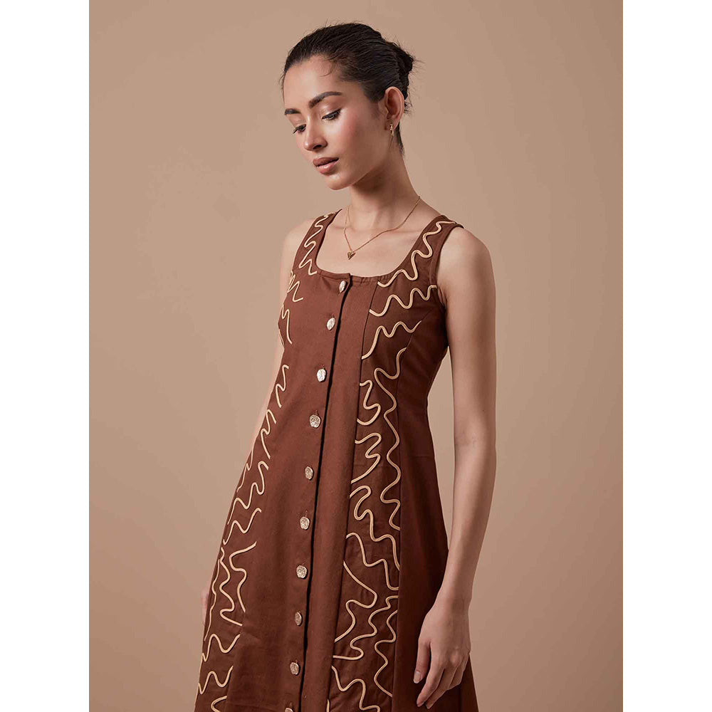 Shibui Sandra Dress - Brown