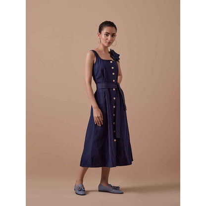 Shibui Boss Dress with Belt - Blue (Set of 2)