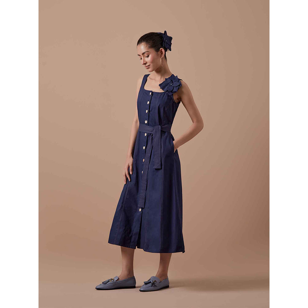 Shibui Boss Dress with Belt - Blue (Set of 2)