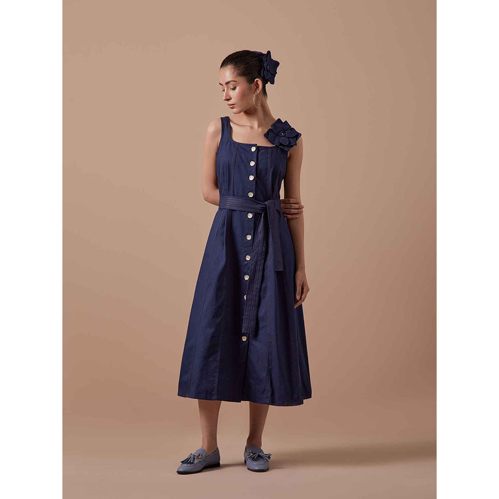Shibui Boss Dress with Belt - Blue (Set of 2)