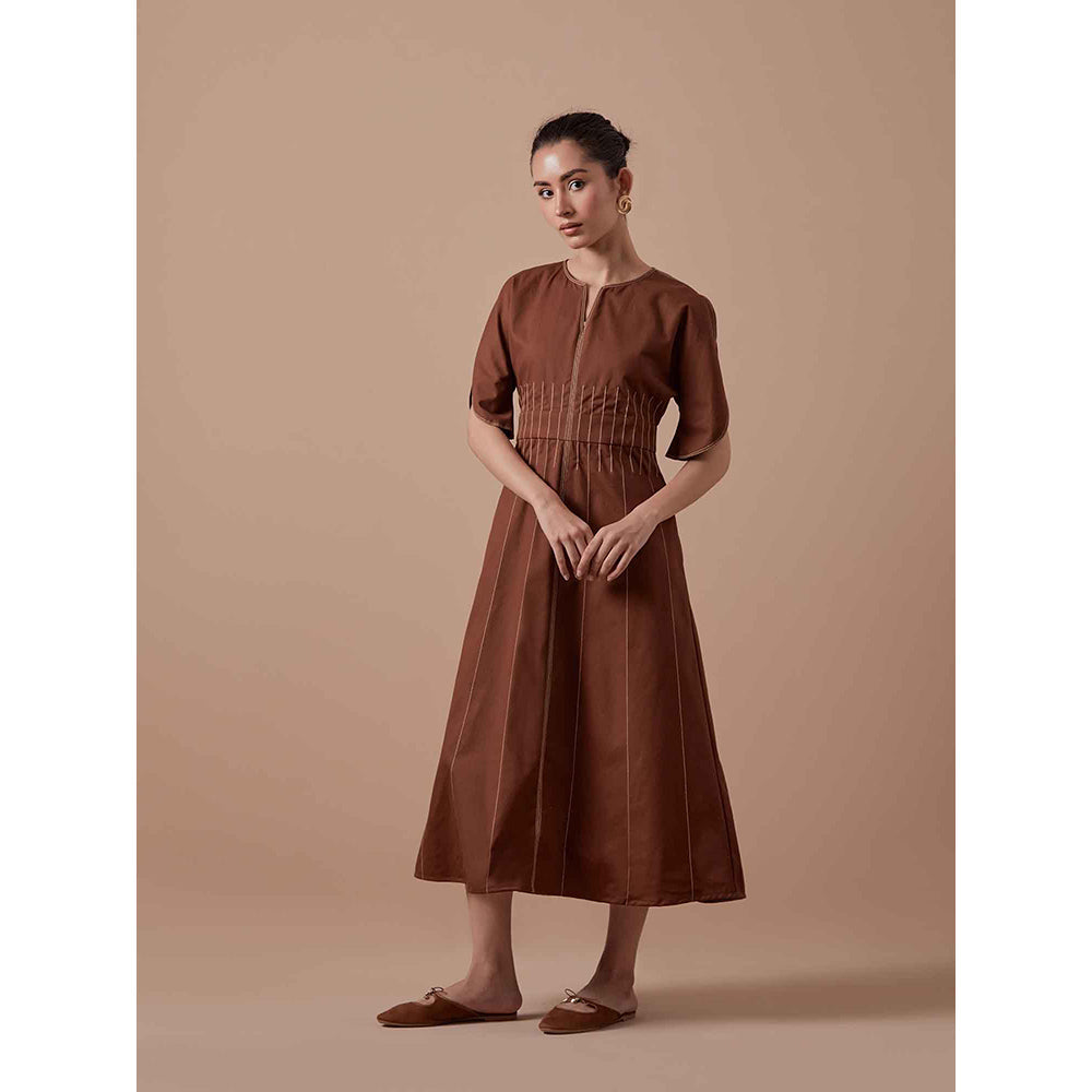 Shibui Sole Dress - Brown