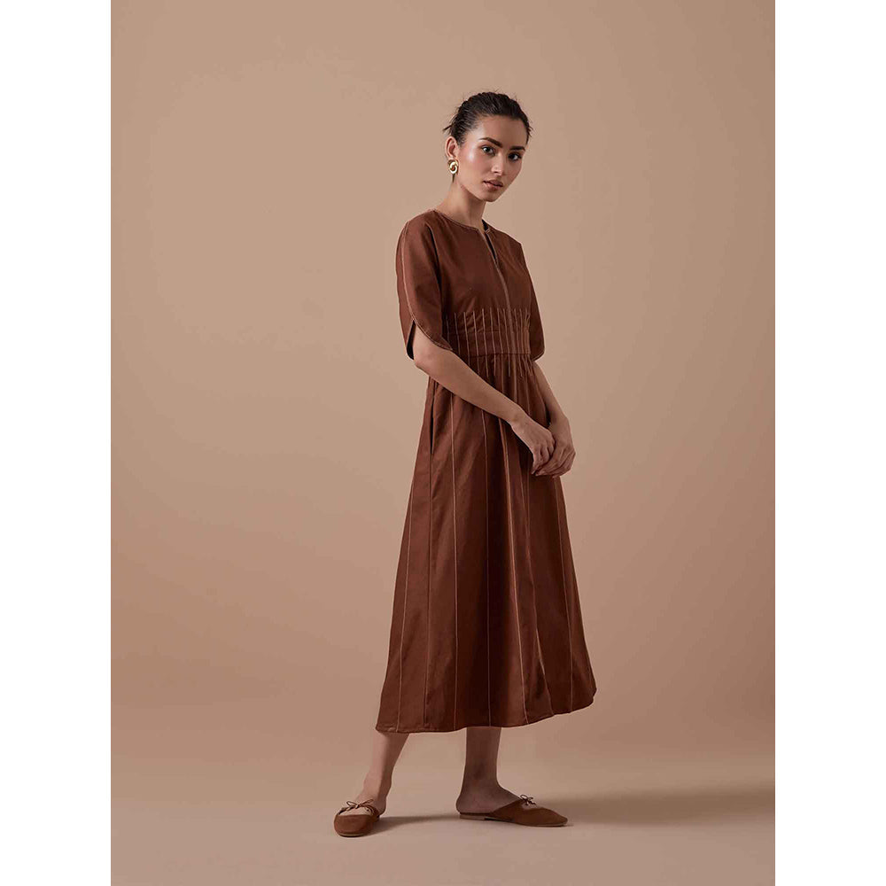 Shibui Sole Dress - Brown