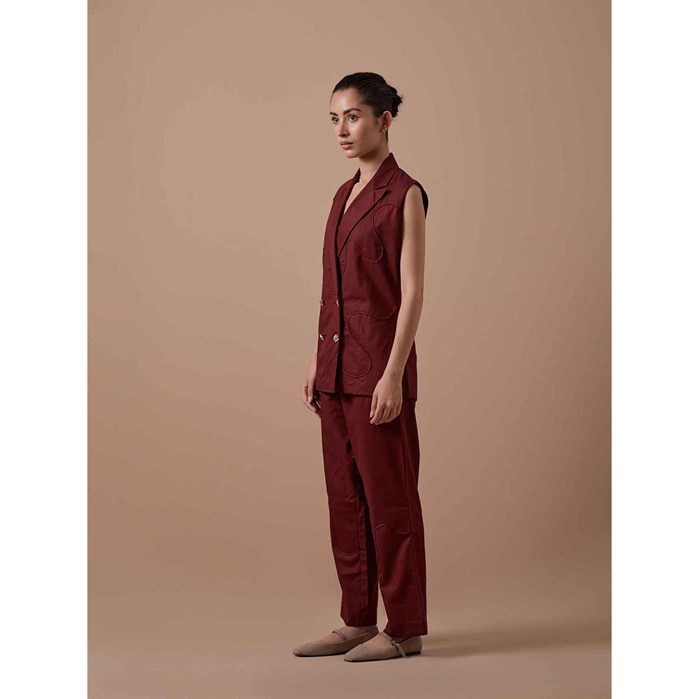 Shibui Dusk Pant - Maroon
