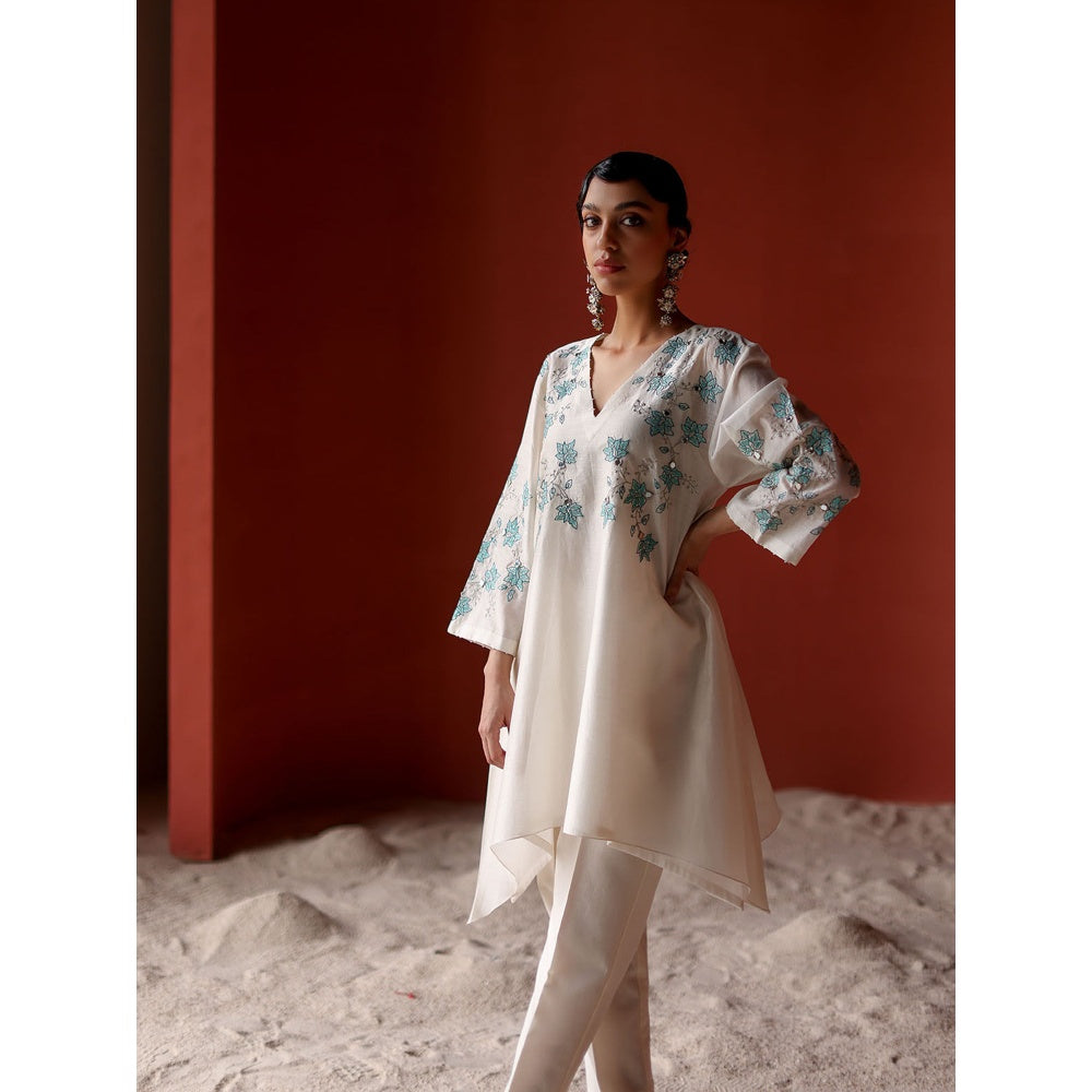 SHIKHA MEHTA Sana White Co-Ord (Set of 3)