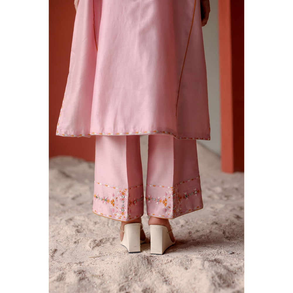 SHIKHA MEHTA Zavi Kurta with Palazzo (Set of 2)