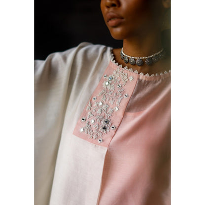 SHIKHA MEHTA Multi-Color Tani Kaftan with Pant and Slip (Set of 3)