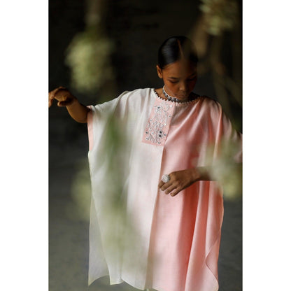 SHIKHA MEHTA Multi-Color Tani Kaftan with Pant and Slip (Set of 3)