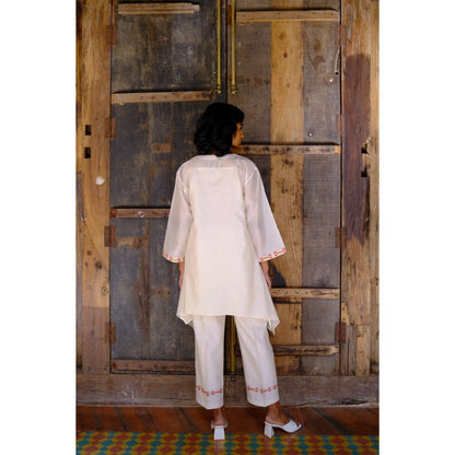 SHIKHA MEHTA Fiona White Co-Ord (Set of 3)