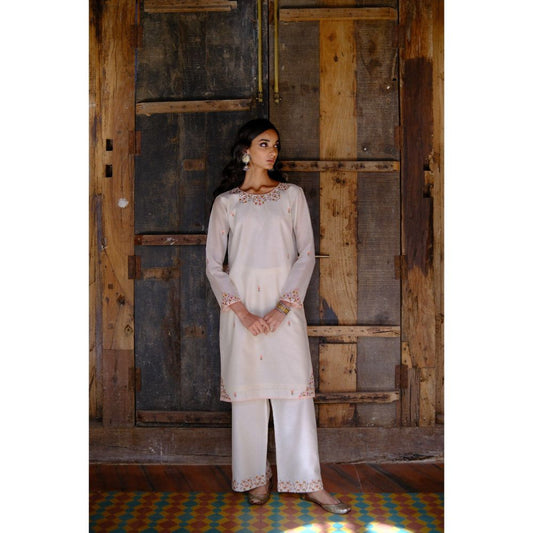 SHIKHA MEHTA Mira Kurta with Pant (Set of 2)