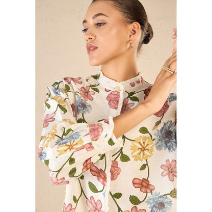 Shivani Bhargava Multi-Colour Floral Co-Ord (Set of 2)
