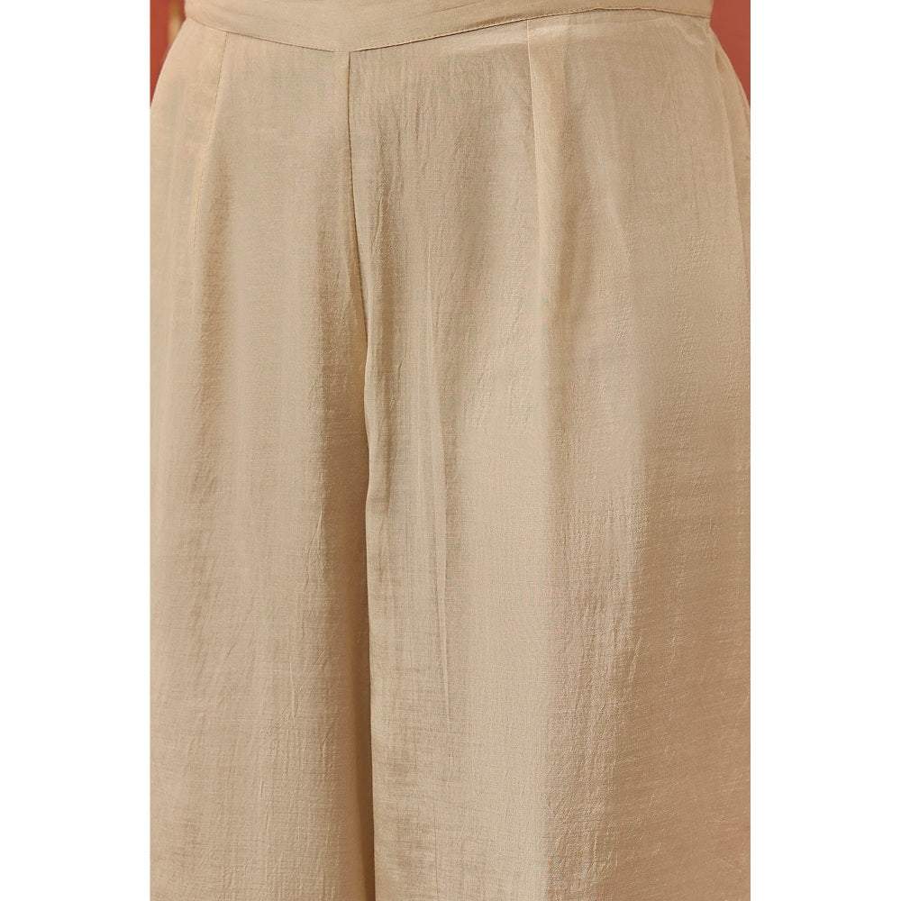 Shivani Bhargava Shree Red Chintz Chanderi Embroidered Kurta with Pant and Dupatta (Set of 3)