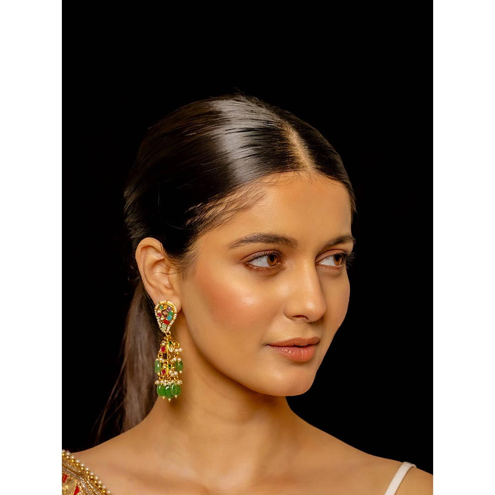 Shlok Jewels Hiranya Danglers Earrings