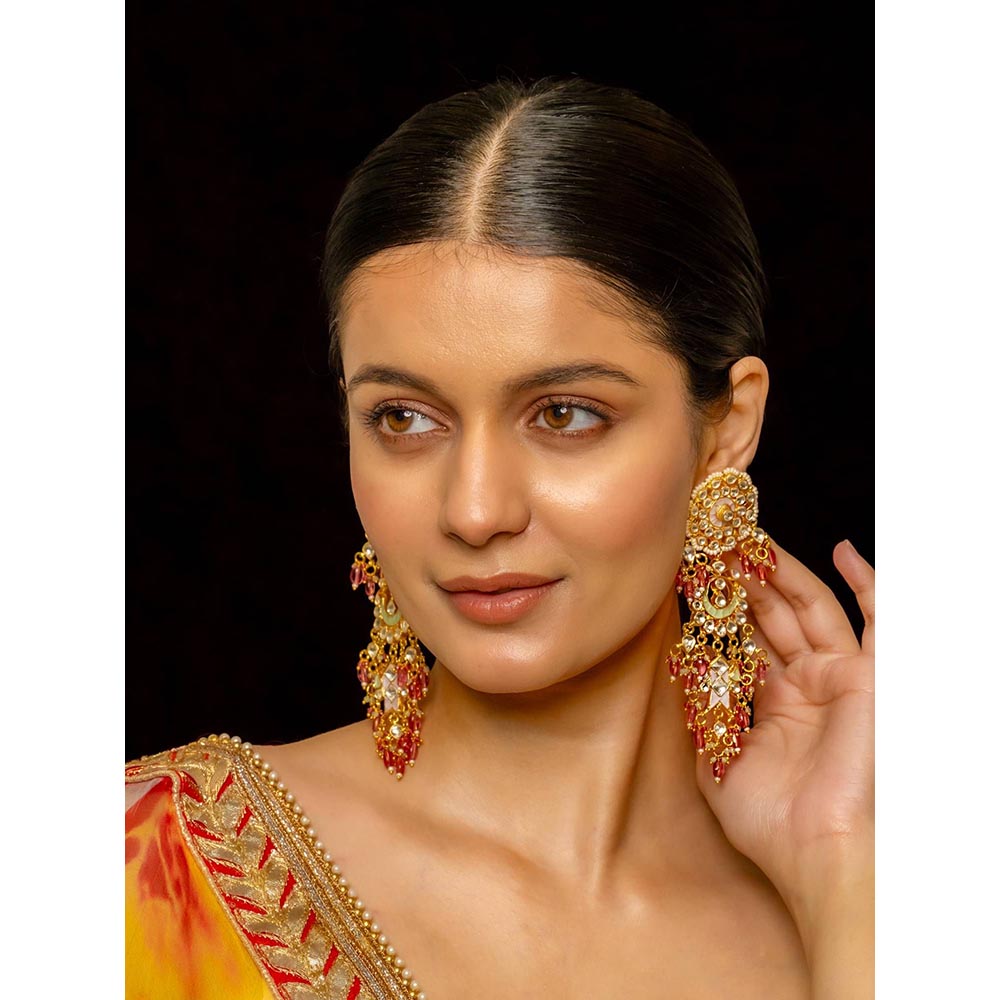 Shlok Jewels Tesha Danglers Earrings