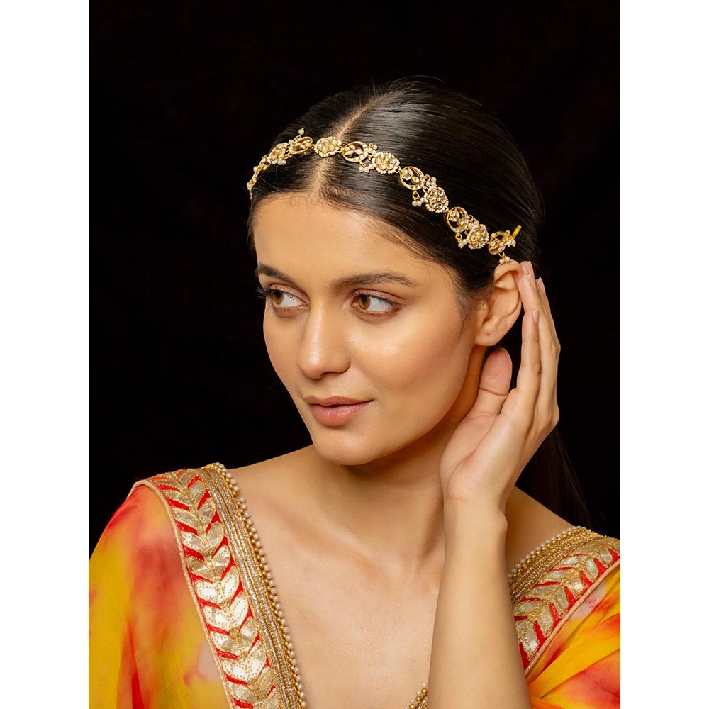 Shlok Jewels Vishnupriya Head Band