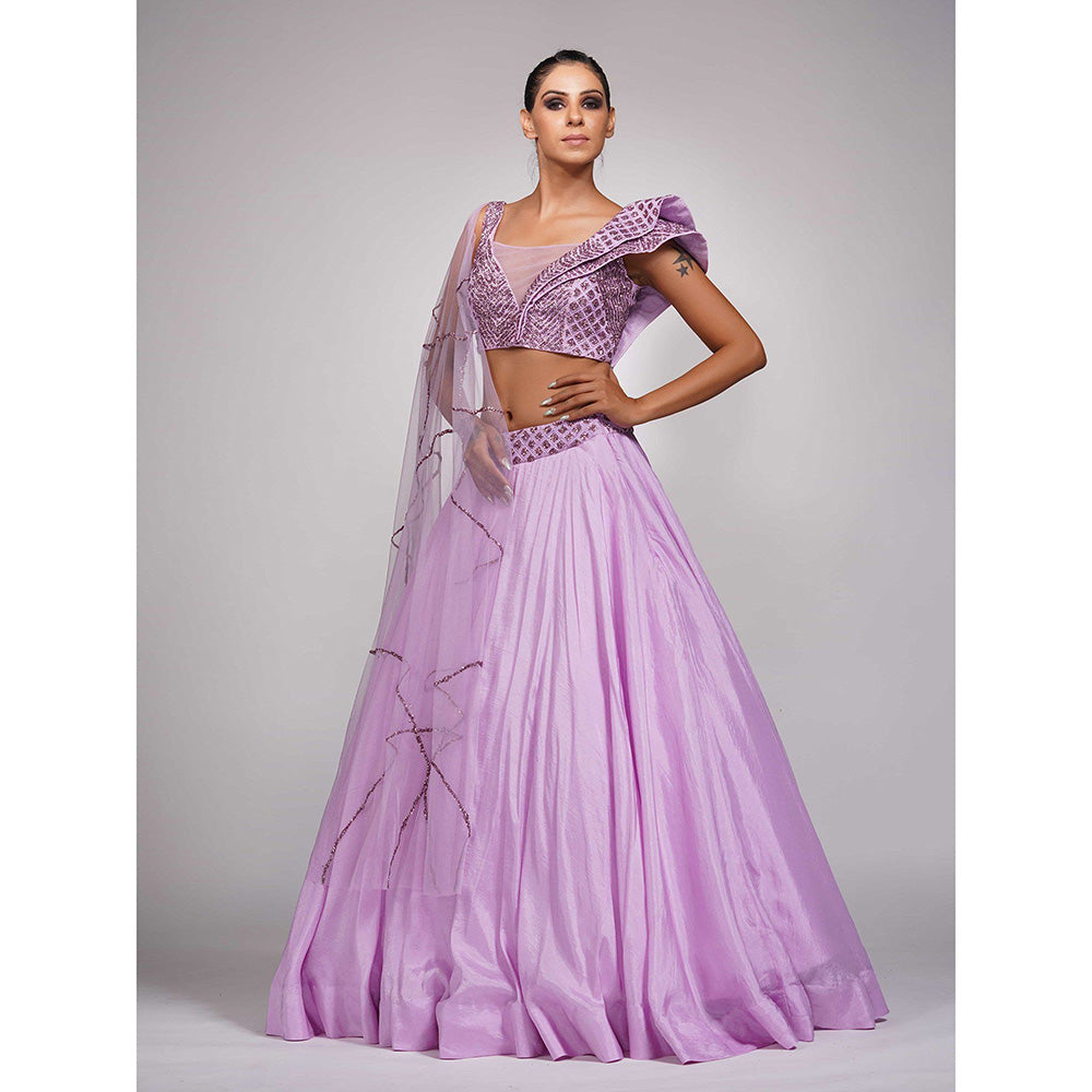 Shruti S Lavender Lehenga (Set of 2)