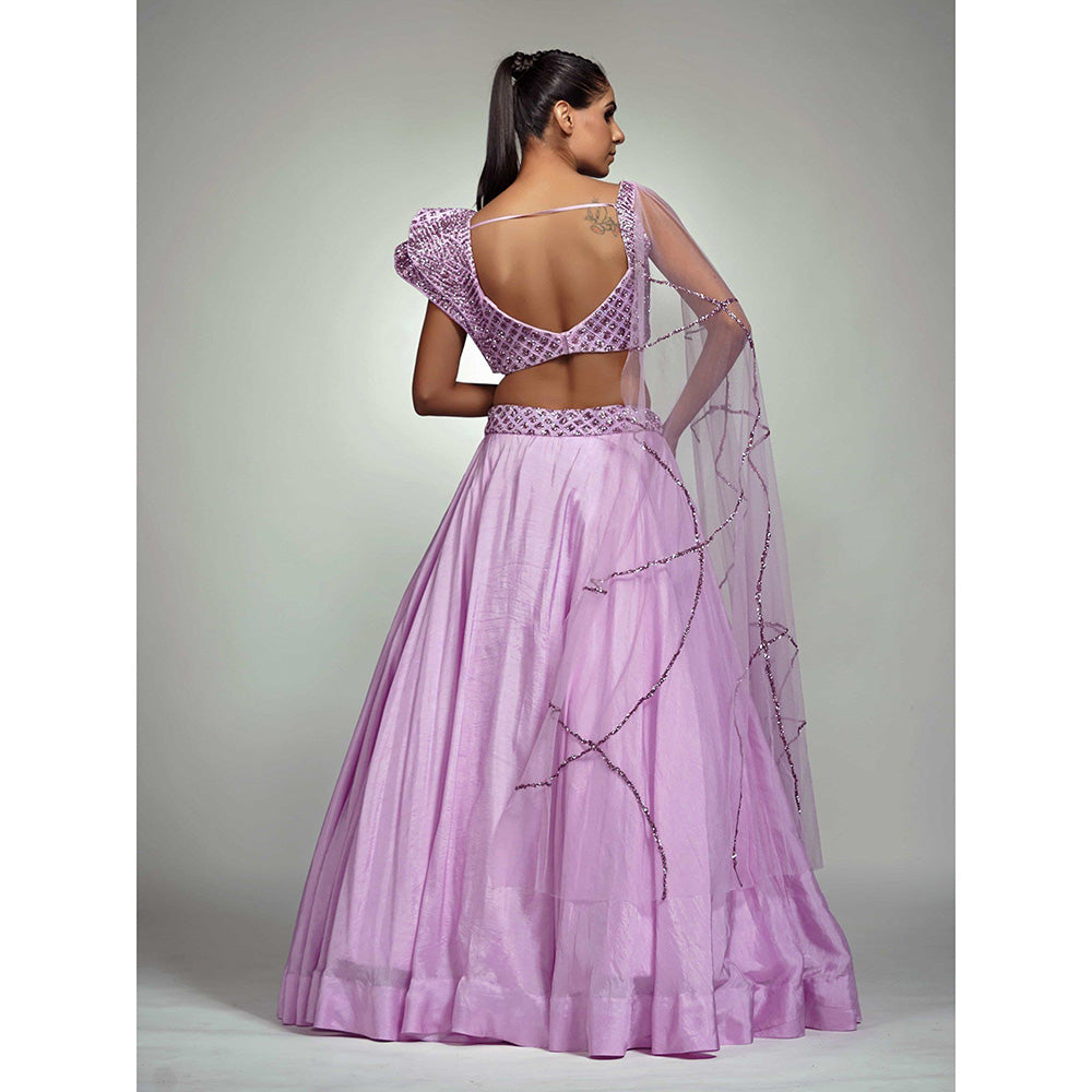 Shruti S Lavender Lehenga (Set of 2)