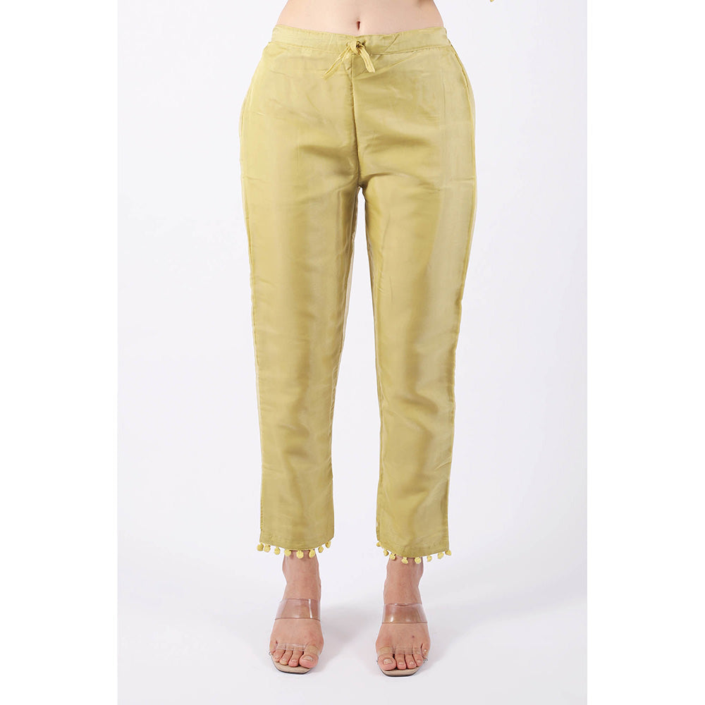 SHRUTI GOYAL Yellow Embellished Co-Ord (Set of 2)