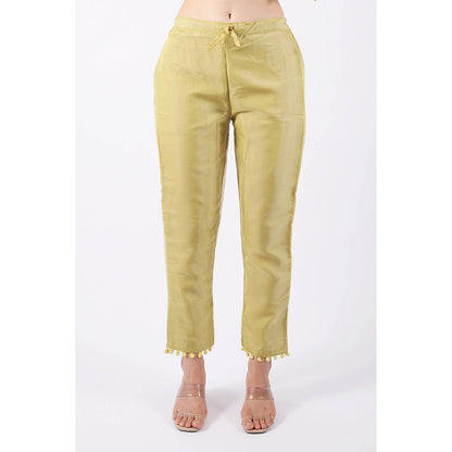 SHRUTI GOYAL Yellow Embellished Co-Ord (Set of 2)