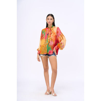 Siddhartha Bansal Multi-Colour Printed Symphony Shirt