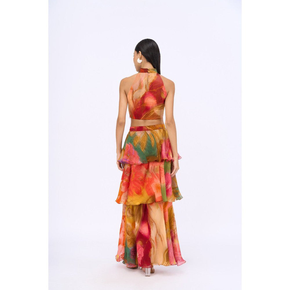 Siddhartha Bansal Multi-Colour Printed Free Fallin Co-Ord (Set of 2)