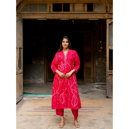 Silai Studio Falak Kurta With Pant for Women (Set of 2)