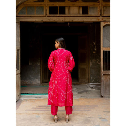 Silai Studio Falak Kurta With Pant & Dupatta for Women (Set of 3)