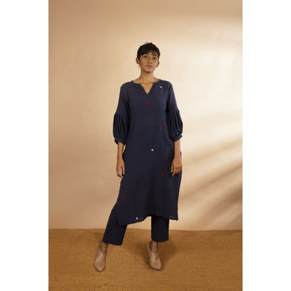 Silai Studio Neer Kurta With Pant for Women (Set of 2)
