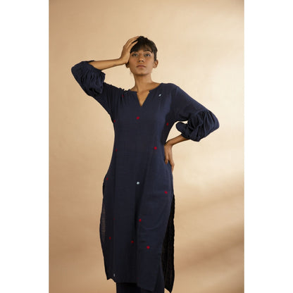 Silai Studio Neer Kurta With Pant for Women (Set of 2)