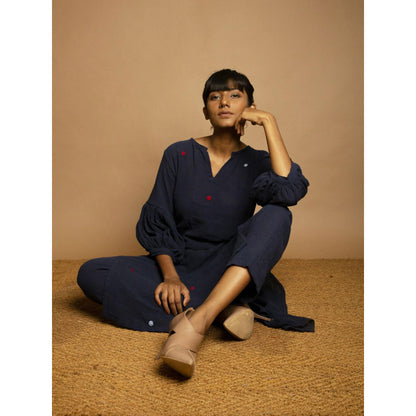 Silai Studio Neer Kurta With Pant for Women (Set of 2)