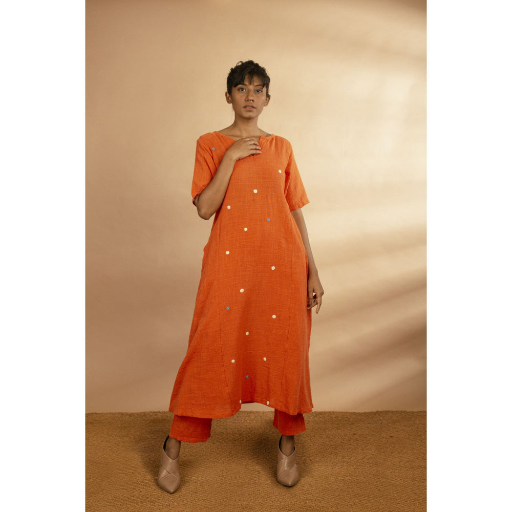 Silai Studio Jwala Kurta With Pant for Women (Set of 2)