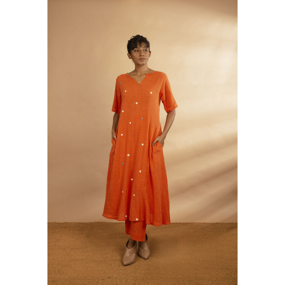 Silai Studio Jwala Kurta With Pant for Women (Set of 2)