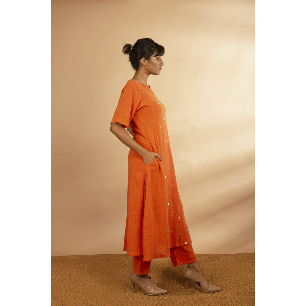 Silai Studio Jwala Kurta With Pant for Women (Set of 2)